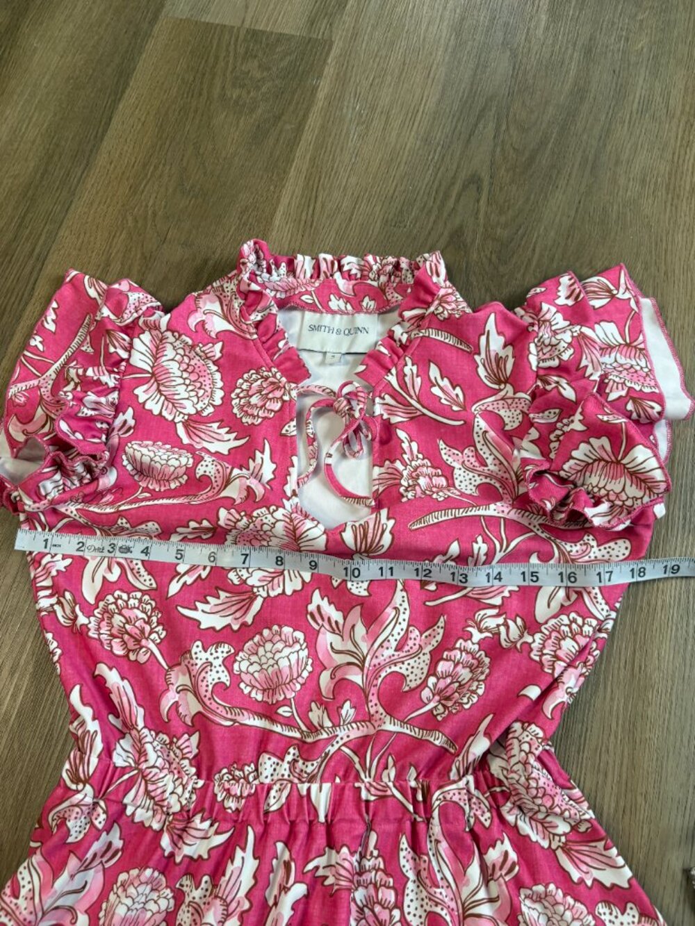 Smith & Quinn The Maeve Dress in Tuileries Bloom Pink floral size S small - Picture 6 of 8